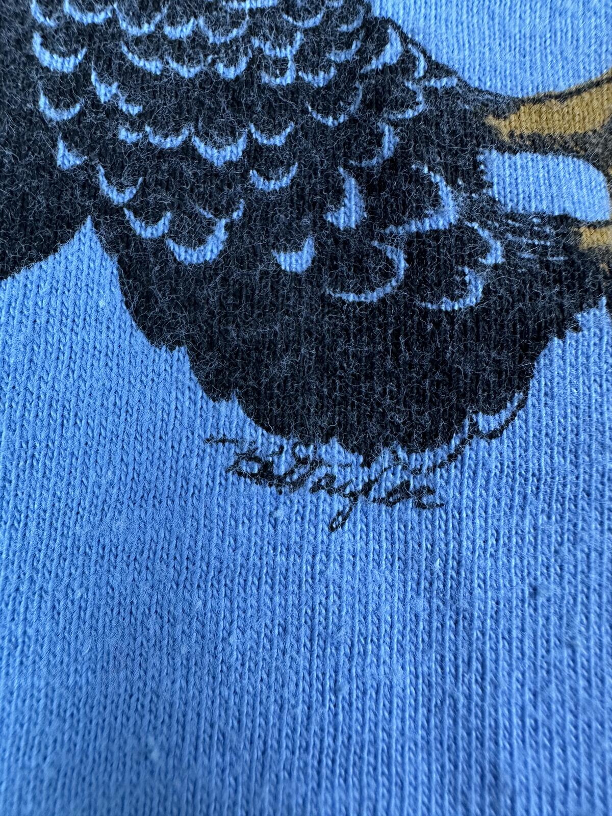 Vintage 80s Hanes Beefy T Eagle Single Stitch tshirt eagle bird cotton made usa