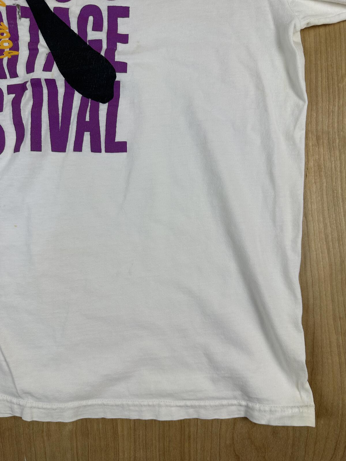 Vintage 90s Memphis Music and Heritage Festival tshirt Hanes beefy t large shred