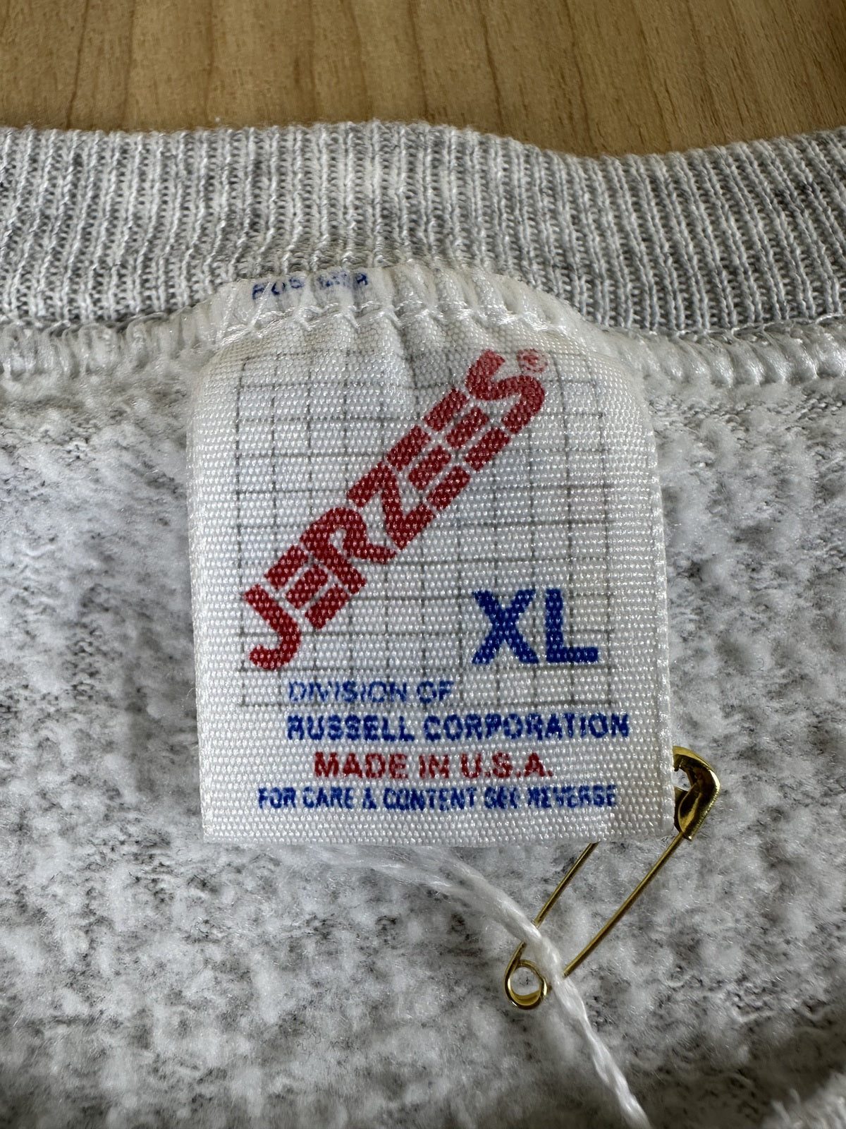 Vintage 80s Fishing Sweatshirt Jerzees xlarge made in usa fish beach shore cozy