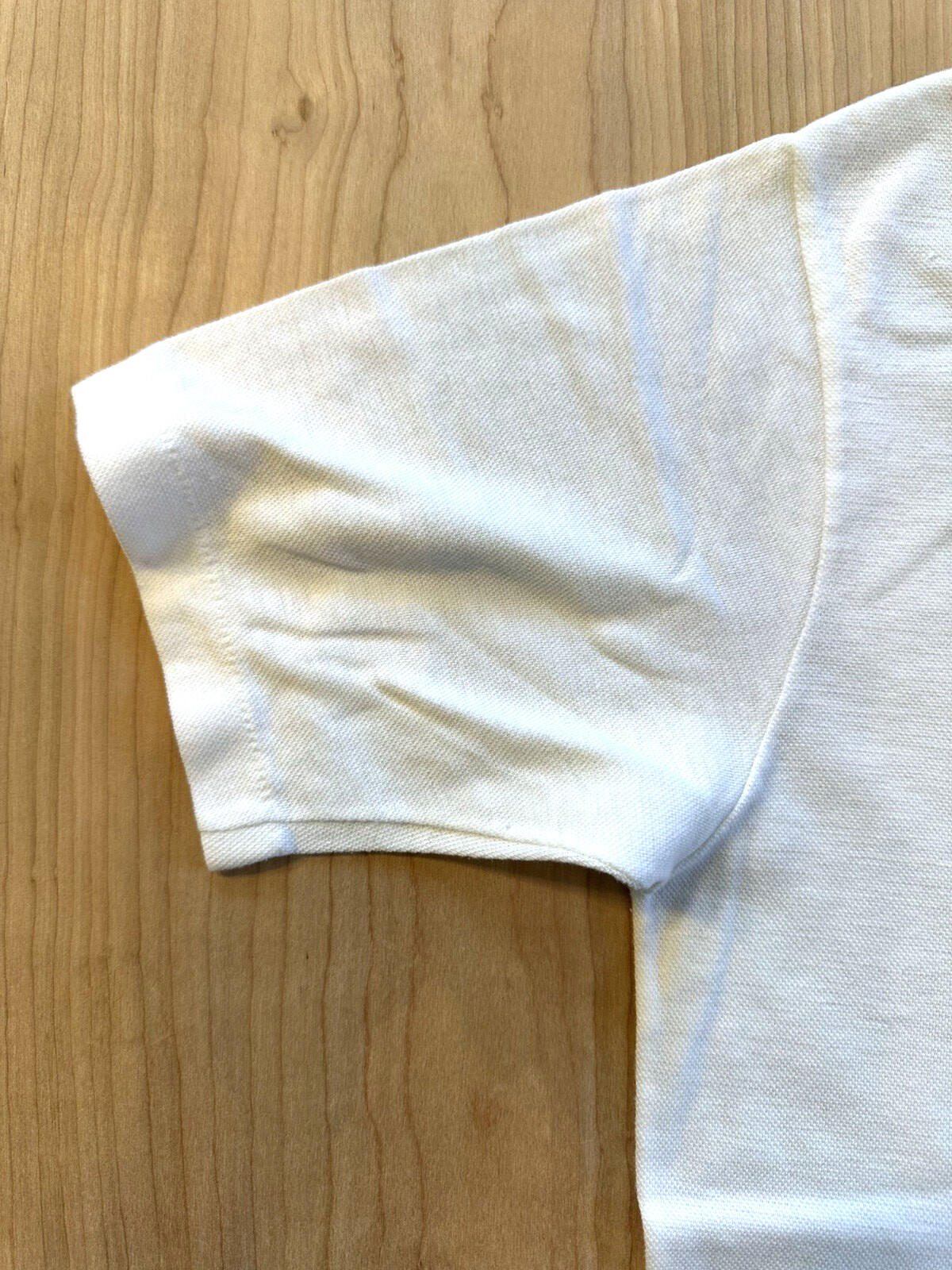 vintage 1970's JOHN BLAIR sports classics V NECK knit white MEDIUM fresh