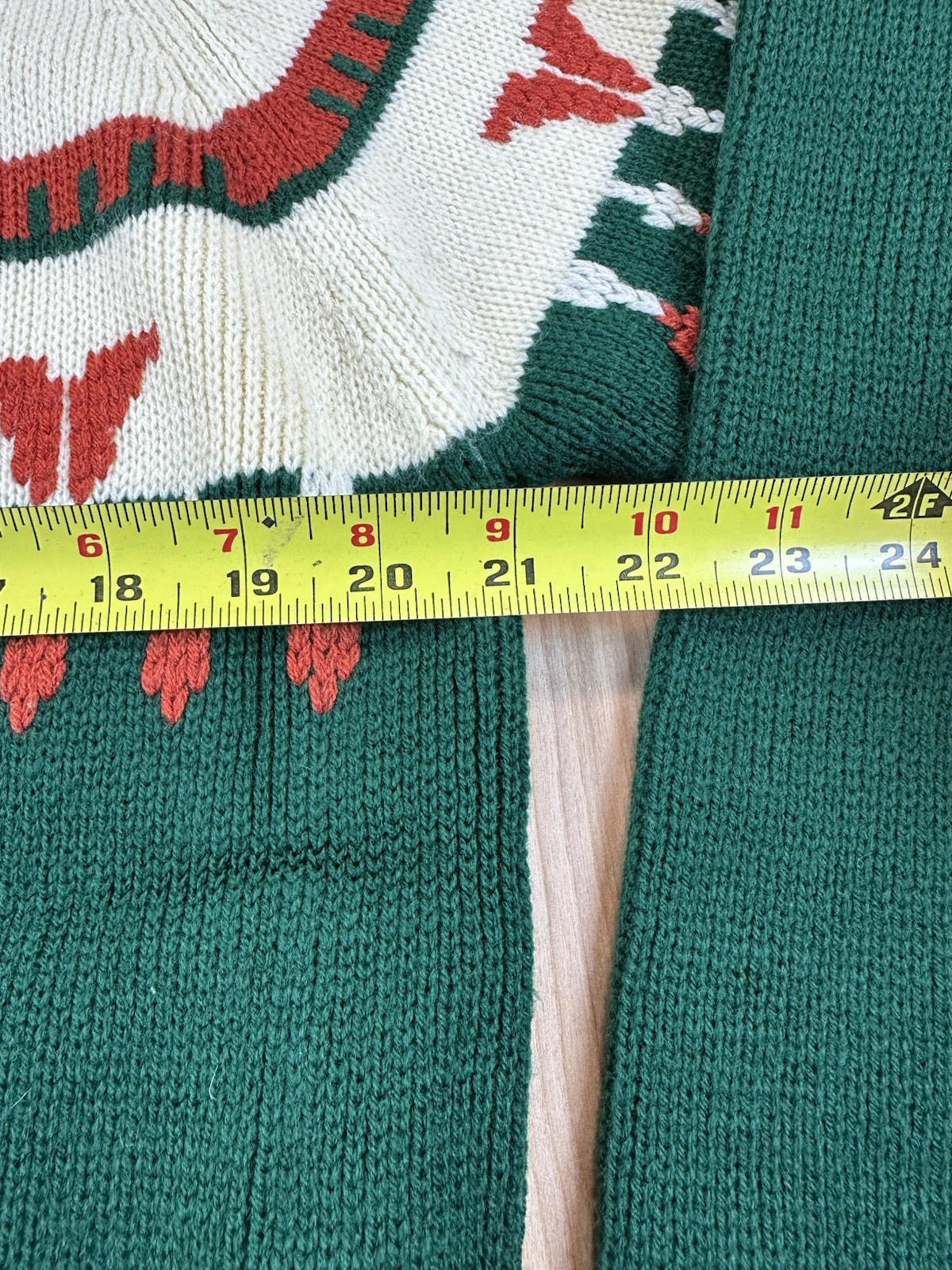 vintage 70's JCPENNY nordic FAIR ISLE fir label SWEATER large PREP gorp core