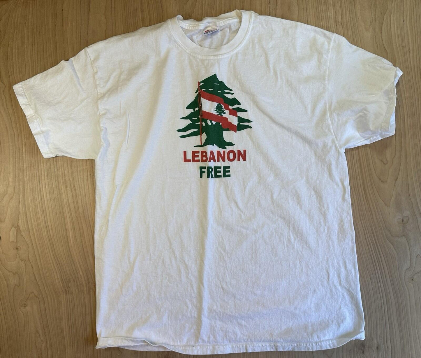 Lebanon free T shirt XL cotton