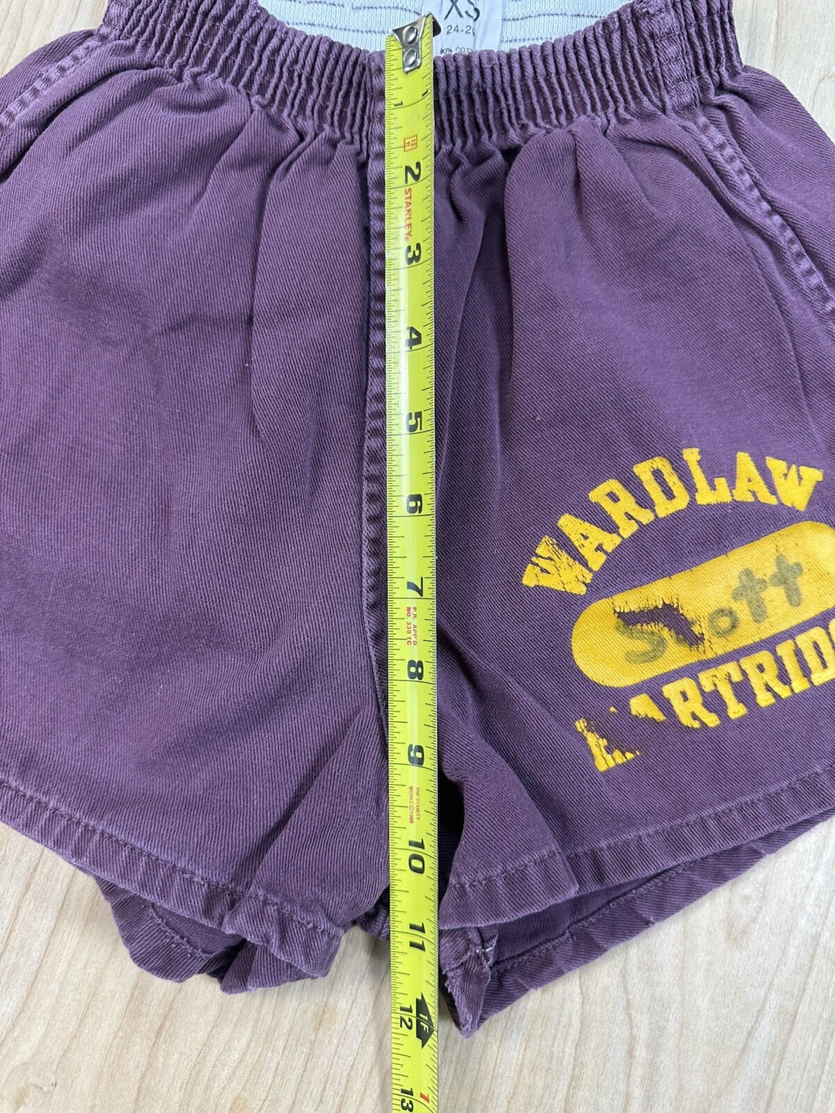 vintage 50's CHAMPION gym shorts WARDLAW HARTRIDGE private school XTRA SMALL
