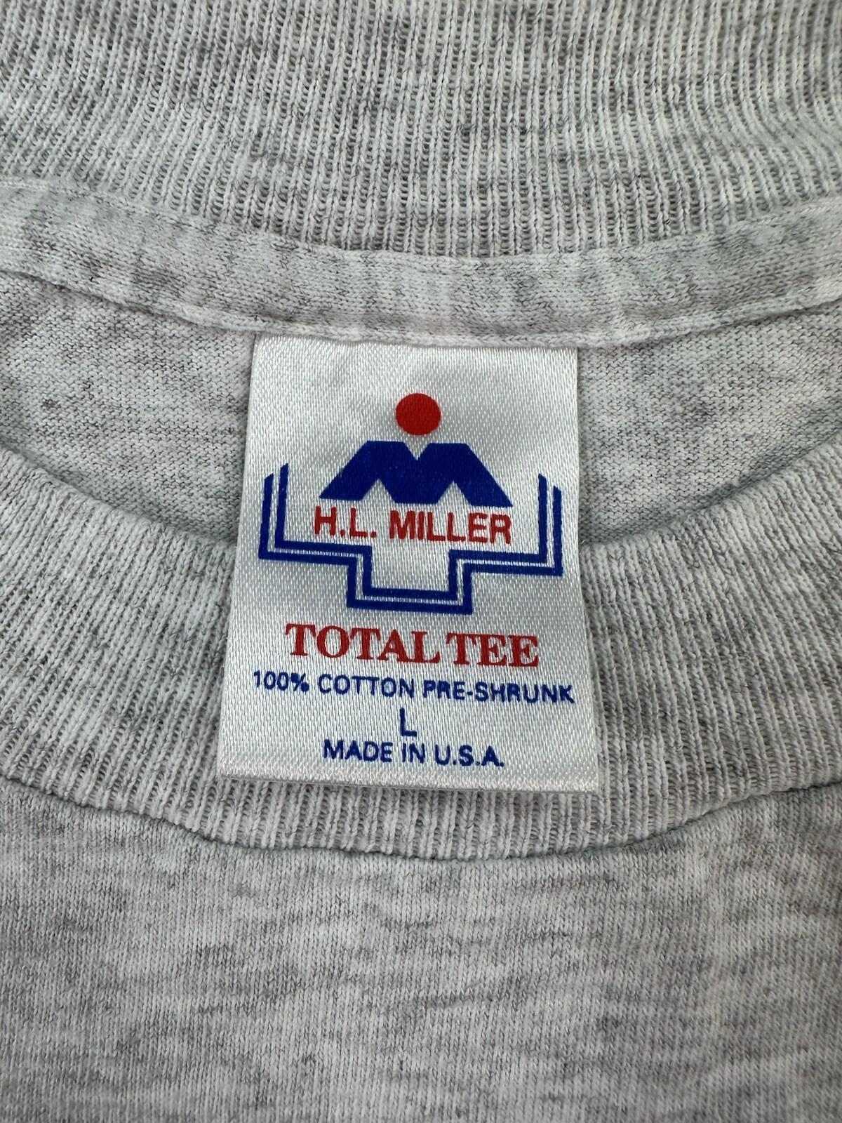 vintage 95 Pittsburgh STEELERS T SHIRT heavy duty all COTTON MILLER T usa made L