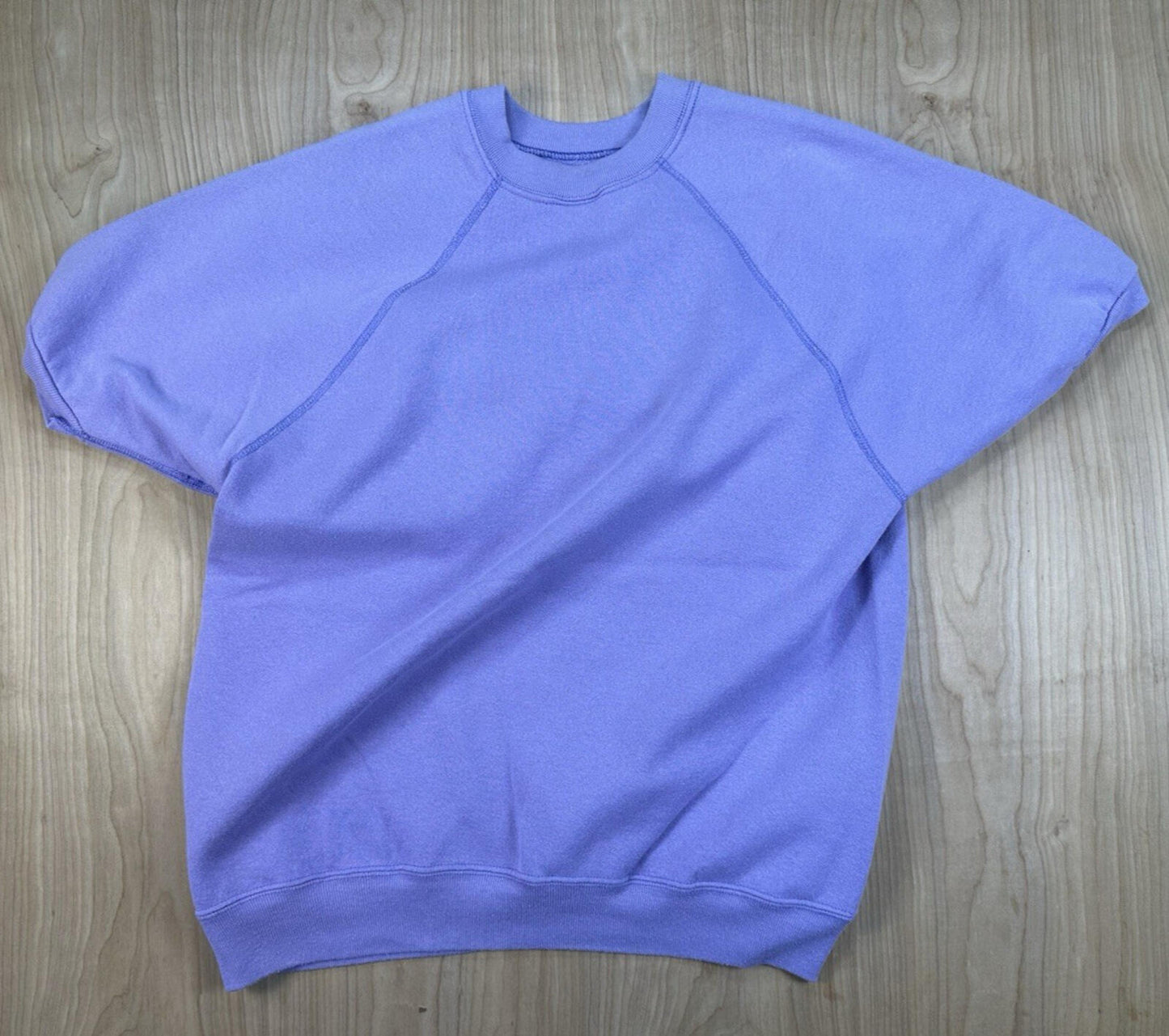 vintage 90's FLORIDA tultex raglan SHORT SLEEVE SWEATSHIRT large LAVENDER wow