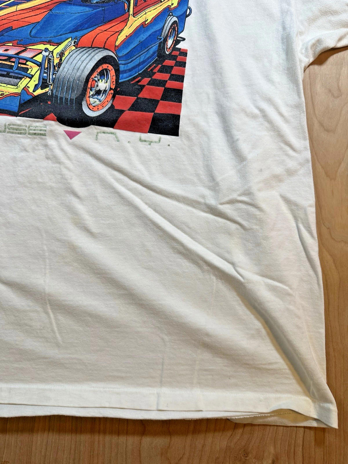 vintage SUPER DIRT WEEK 1991 t shirt HOT ROD funny car MILLER XXL hanes beefy t