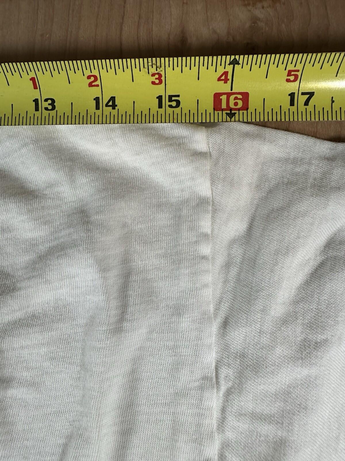 vintage 60's JOCKEY UNDERSHIRT v neck SHREDDED worn PATINA torn MEDIUM j6