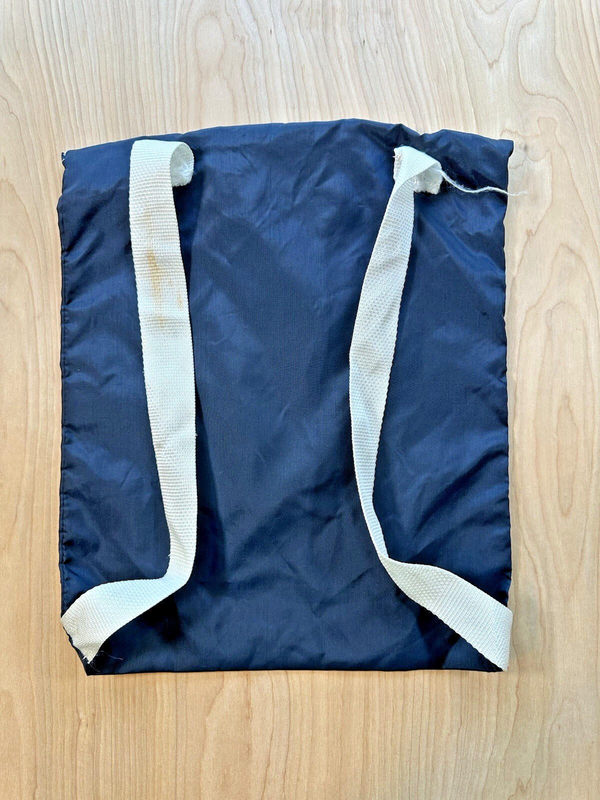 Vintage McDONALDS Nylon PROMO Backpack Bag Navy Blue ☆ Me I'm the One!