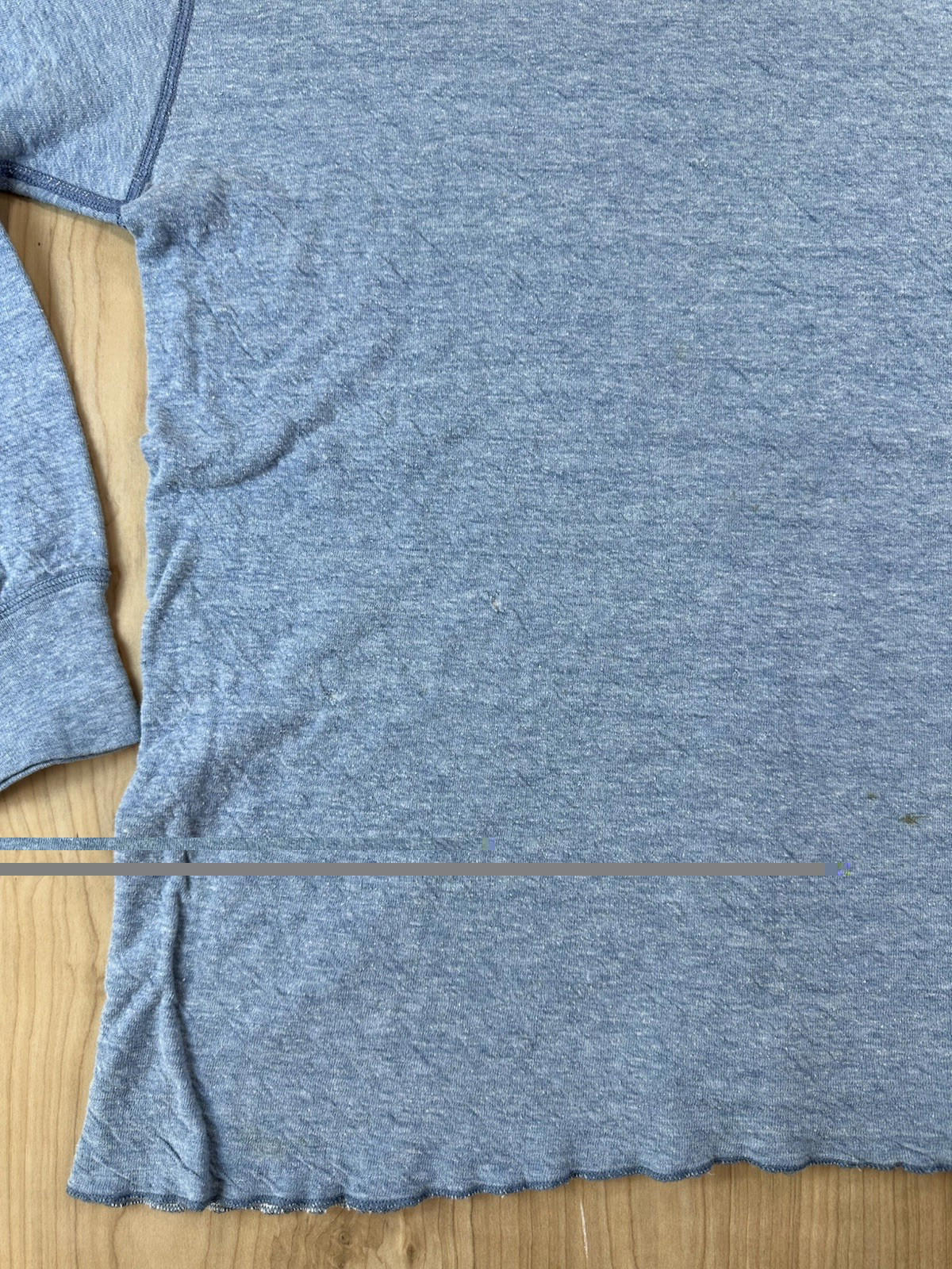 vintage 80's DUOFOLD blue XTRA LARGE longsleeve WORK WEAR preppy GORPCORE