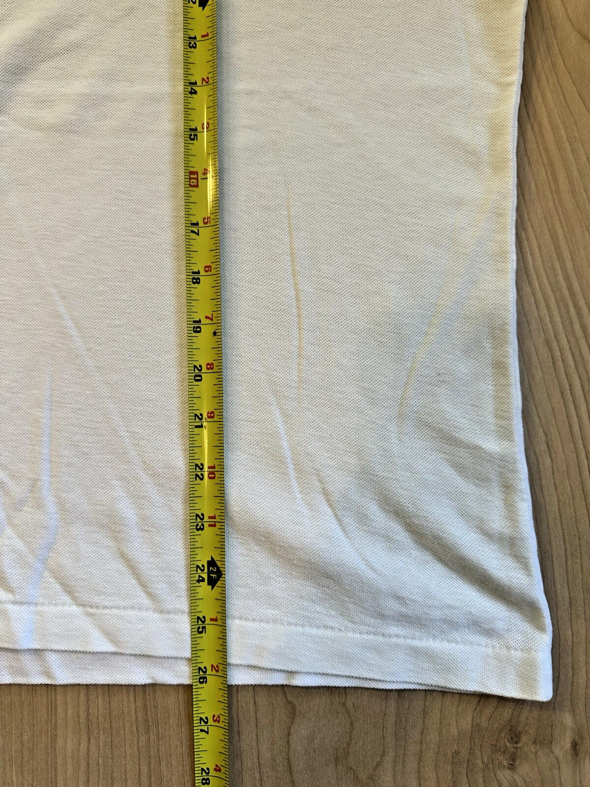vintage 90's LITTLE SILVER NJ embroidered name WHITE POLO trades work wear