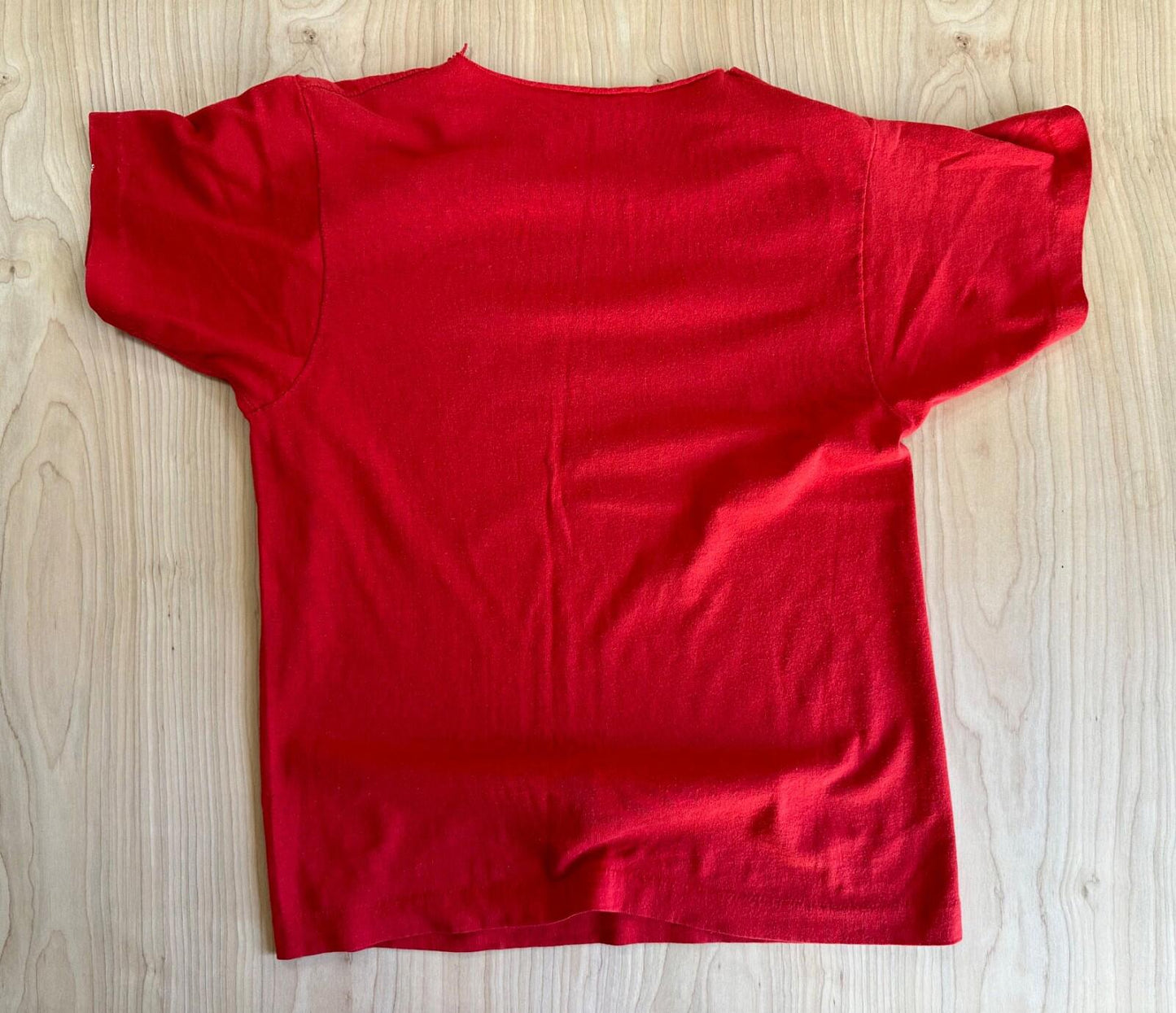 coca cola single stitch vintage distressed small red t shirt 1980's