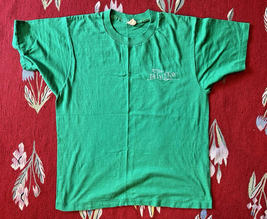 vintage SCREEN STARS 81-83 green LARGE the bluffs cool lettering logo
