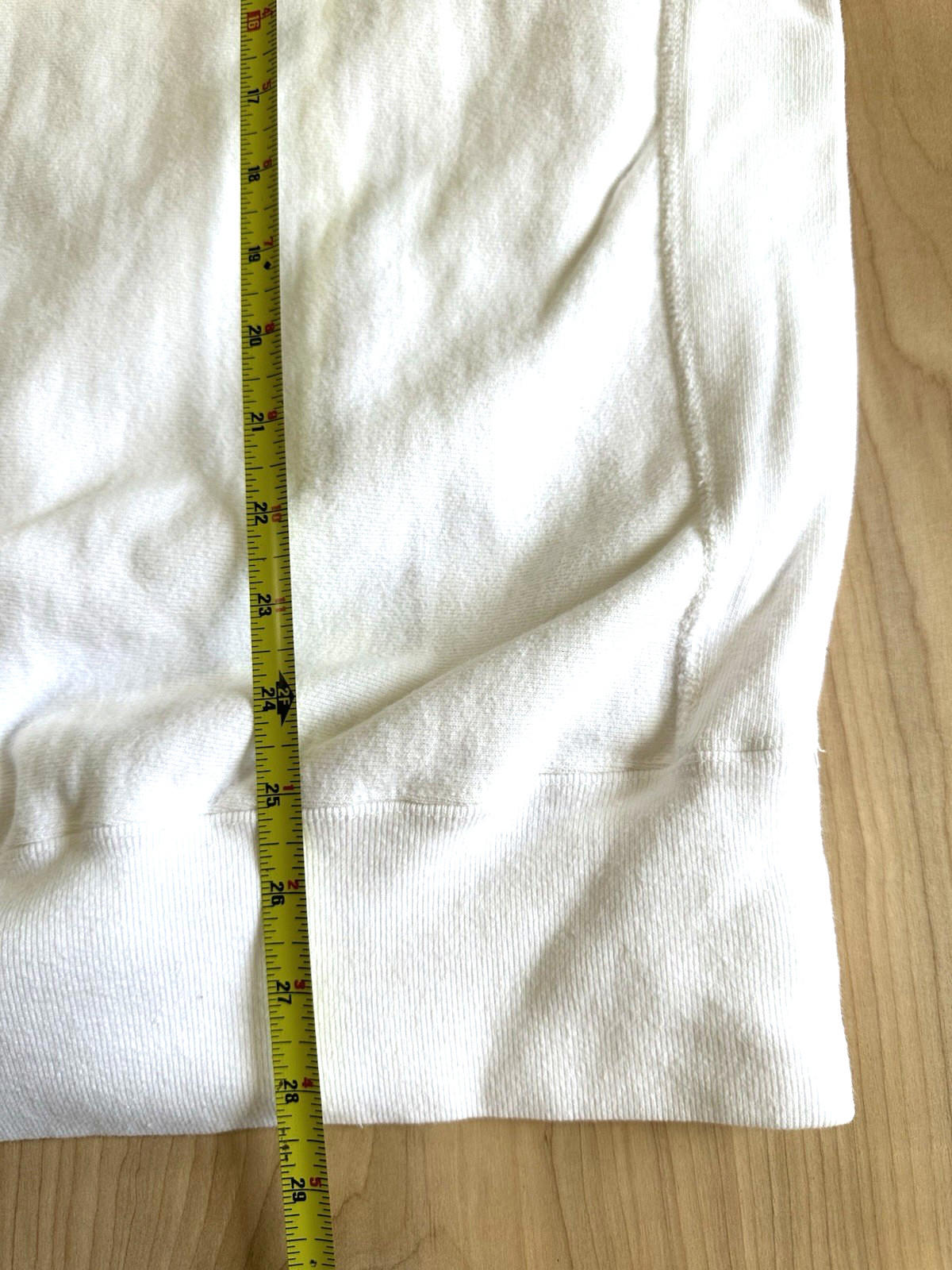 80's vintage reverse weave warmup CHAMPION sweatshirt XXL white clean