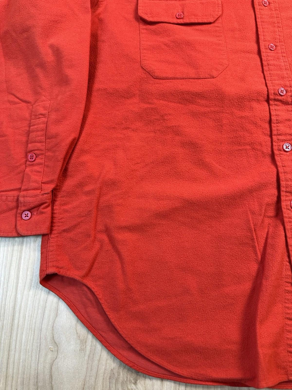 vintage 90's RALPH LAUREN polo G.I. SHIRT button down RED xtra large PREPPY gorp