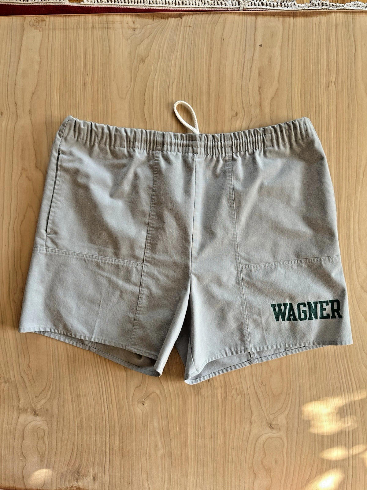 vintage 70's WAGNER college COACH SHORTS draw string GYM medium tag HC STYLEE