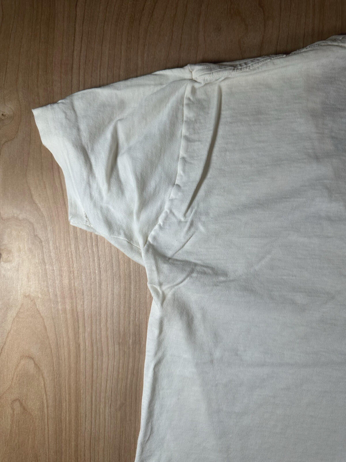 vintage 60's JOCKEY UNDERSHIRT v neck SHREDDED worn PATINA torn MEDIUM j4