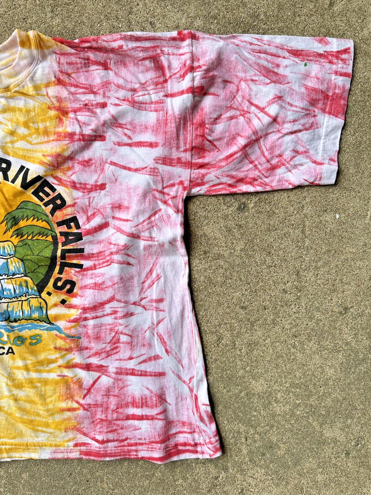 vintage JAMAICA T SHIRT reggae OCHO RIOS oversized RASTA boxy 80's fit SEEN!