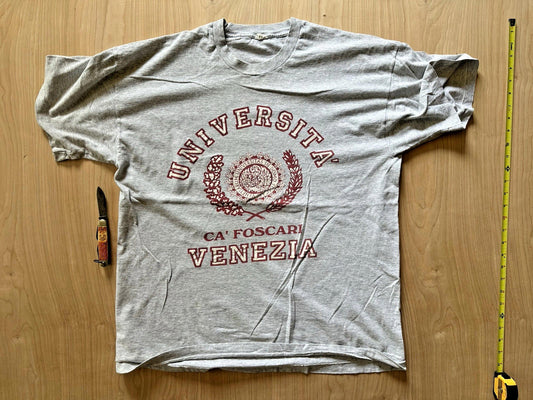 vintage UNIVERSITY of VENICE screen stars 1990's rare af GRAY XTRA LARGE