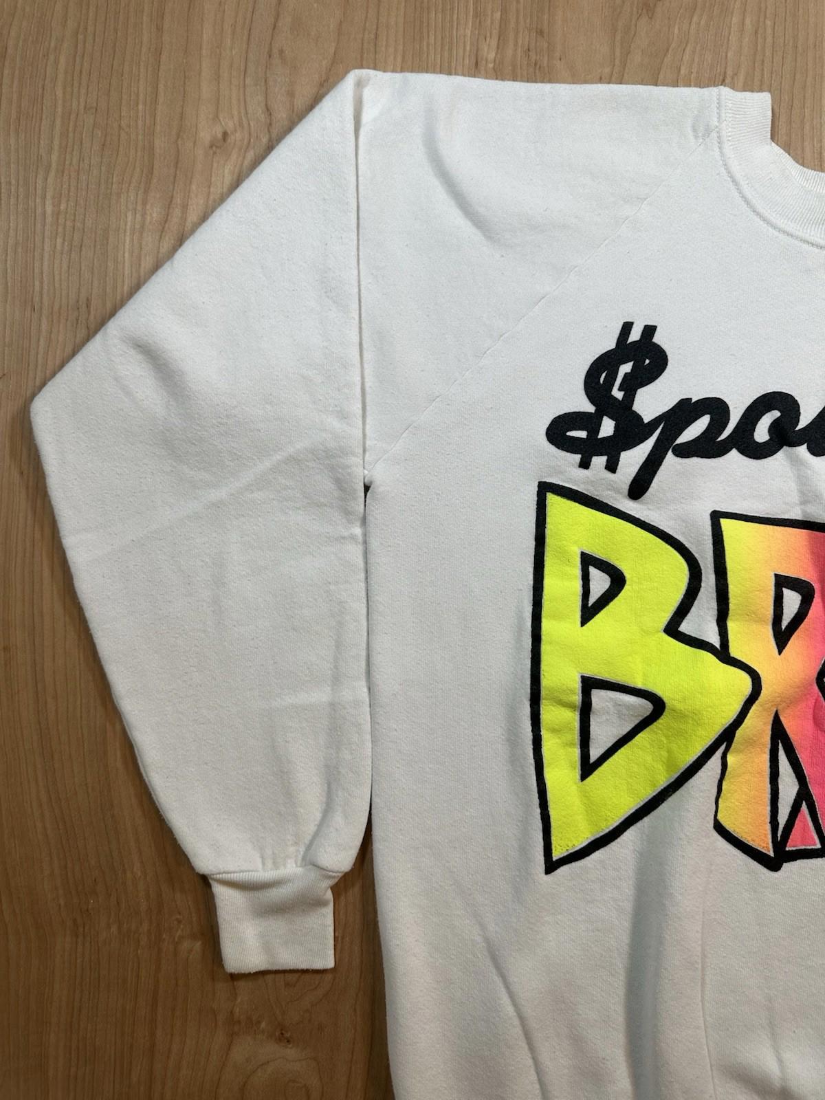 vintage 80's SPOILED BRAT sweatshirt BOARDWALK GLAM boho FRUIT OF THE LOOM large