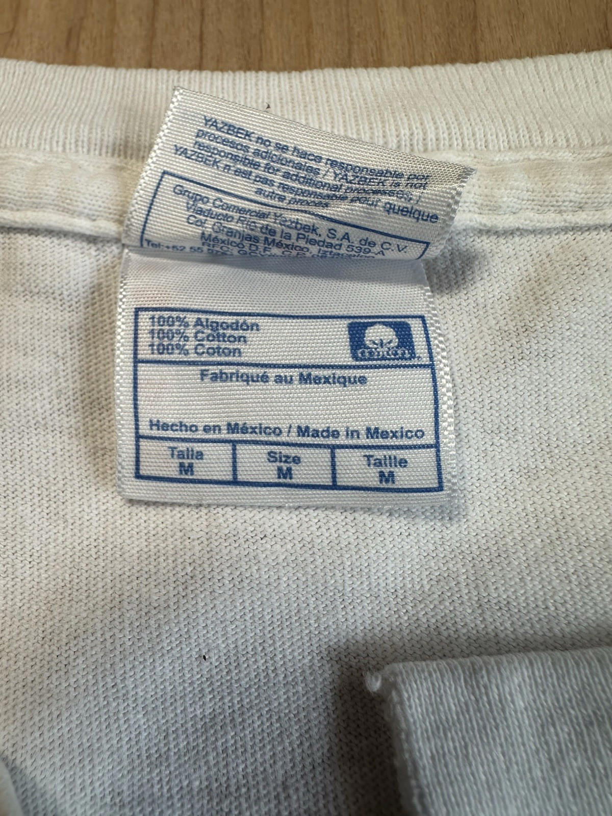 vintage BELIZE thrashed STINKY TACOS medium CUT COLLAR chihuahua SHREDDED