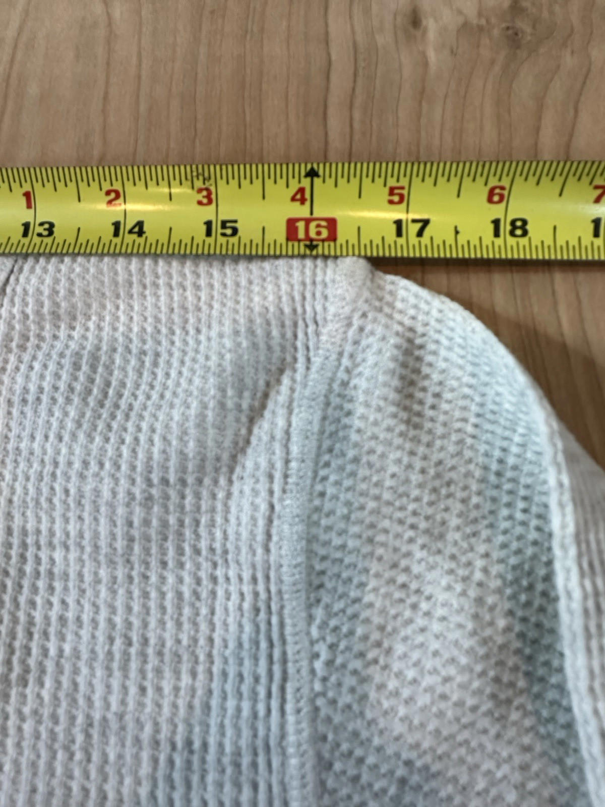 vintage 1980's GAP waffle THERMAL long john GRAY long sleeve COTTON clean MEDIUM