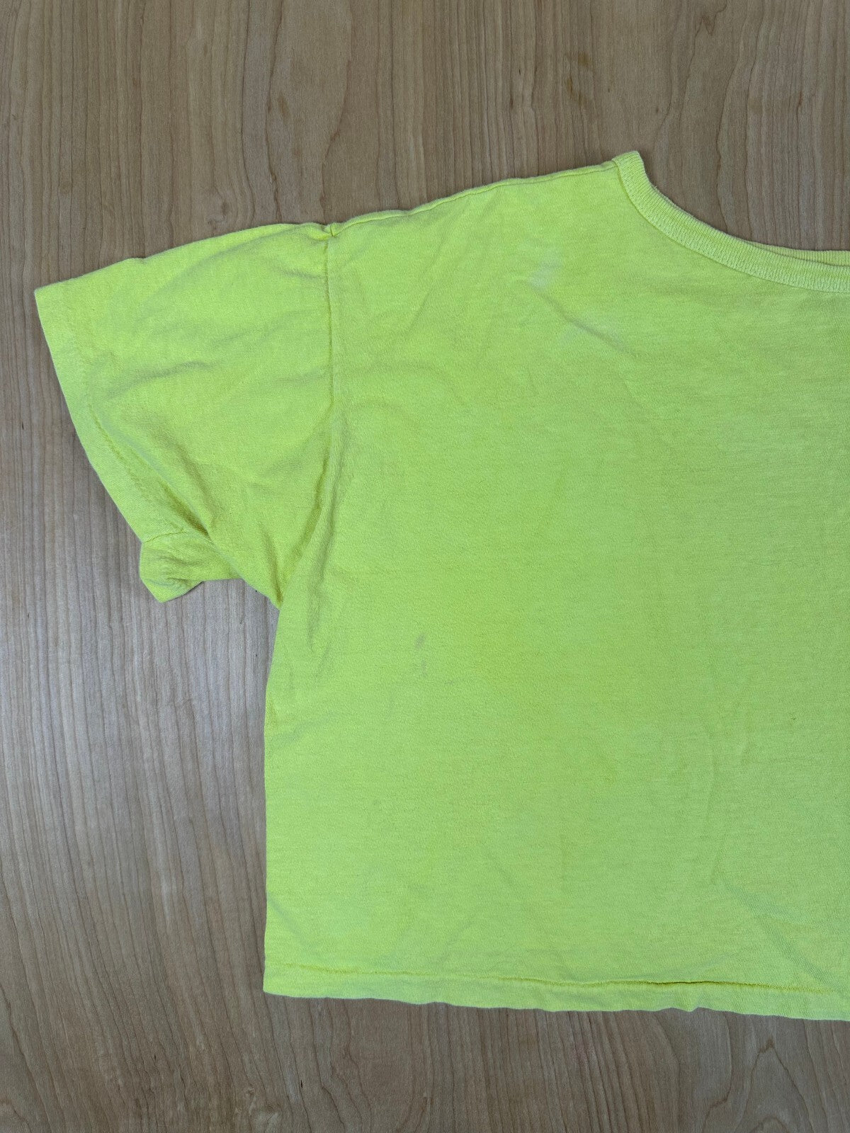 Vintage 80s Virgin Gorda British Virgin Islands single stitch crop top cotton
