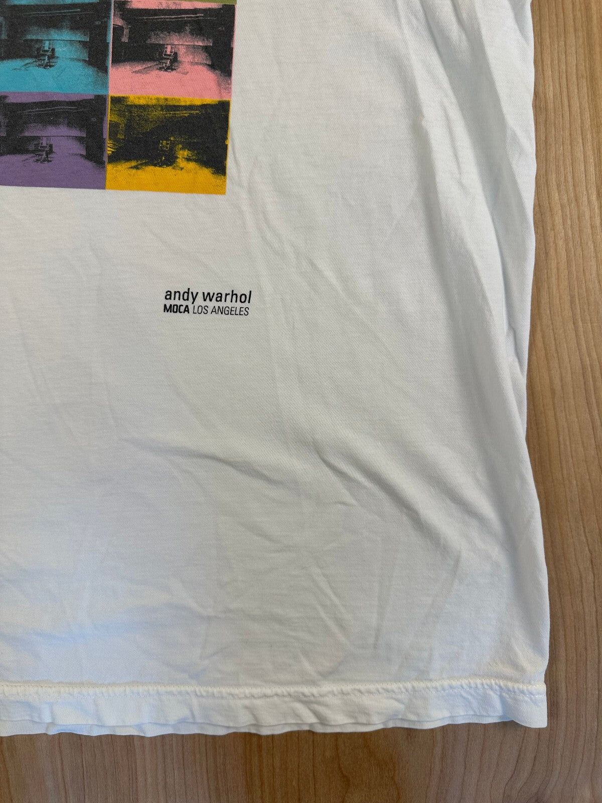 Vintage 90s Andy Warhol moca los angeles tshirt small cotton iconic pop art