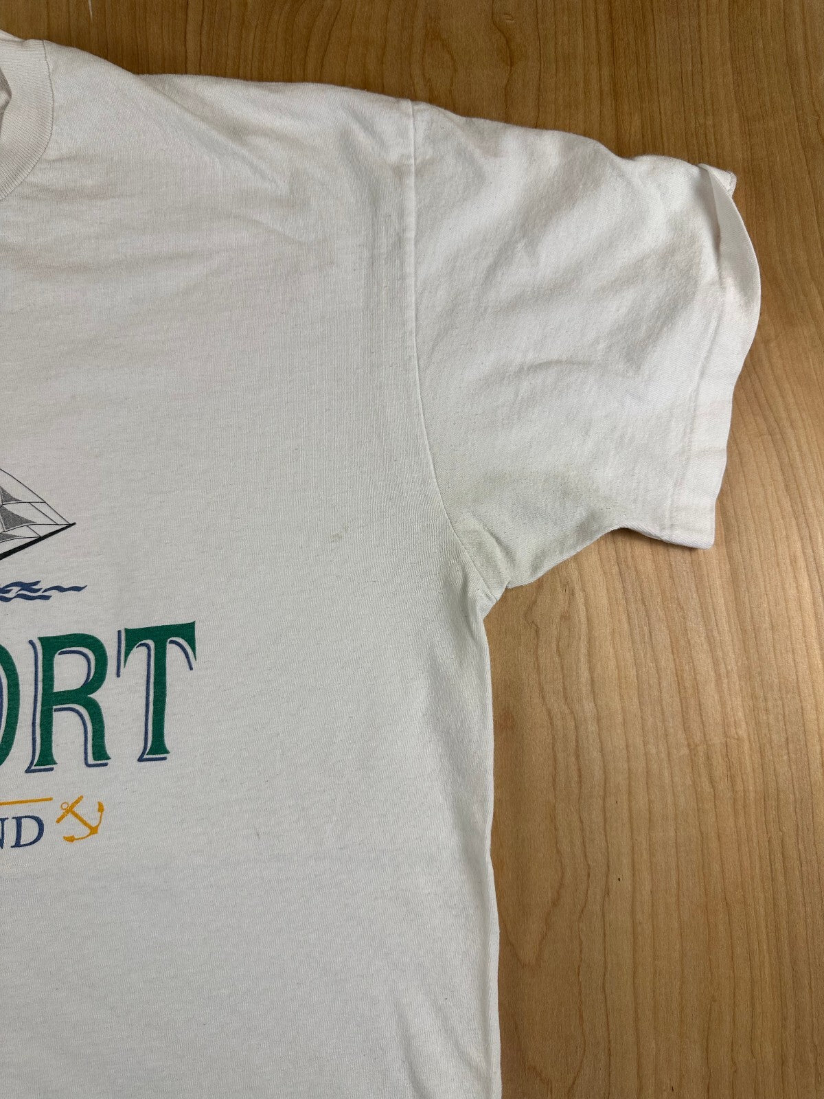 Vintage 80s Newport Rhode Island tshirt Single Stitch ship nautical boat ocean