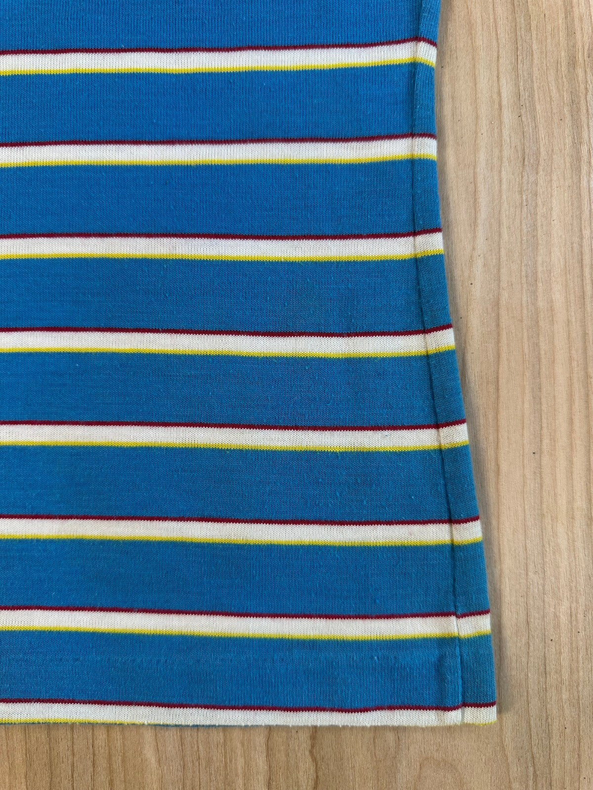 Vintage 70s Topsville Striped knit top small cap sleeve baby tee stretchy