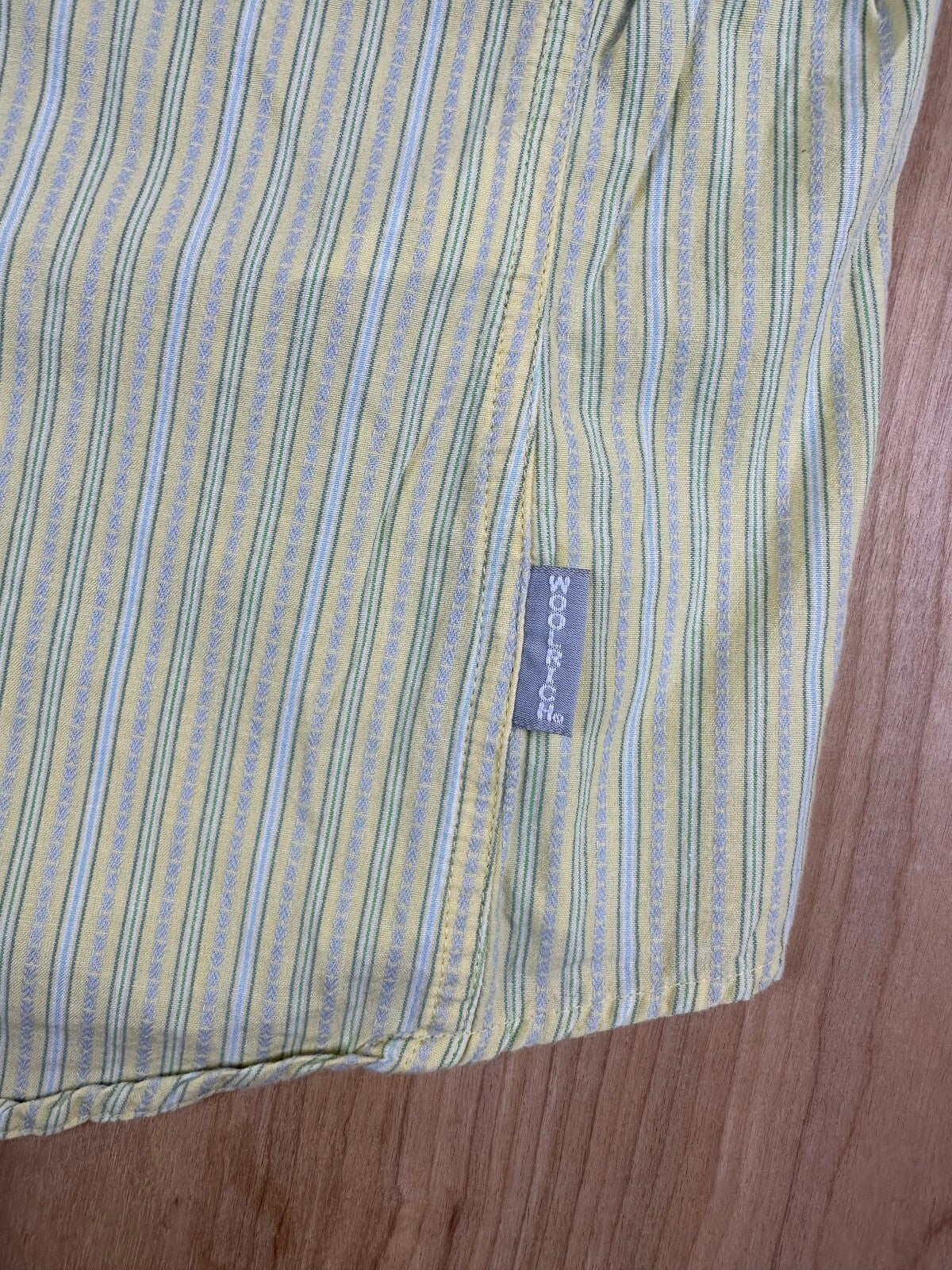 Vintage 90s Woolrich short sleeve button up shirt medium 100% cotton made india
