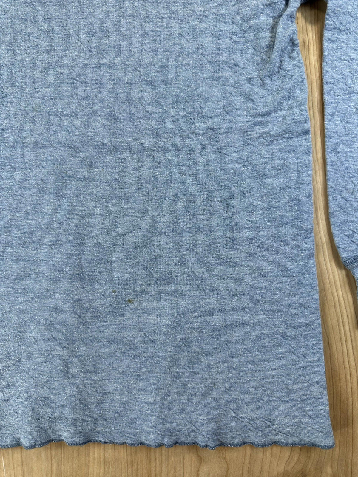 vintage 80's DUOFOLD blue XTRA LARGE longsleeve WORK WEAR preppy GORPCORE
