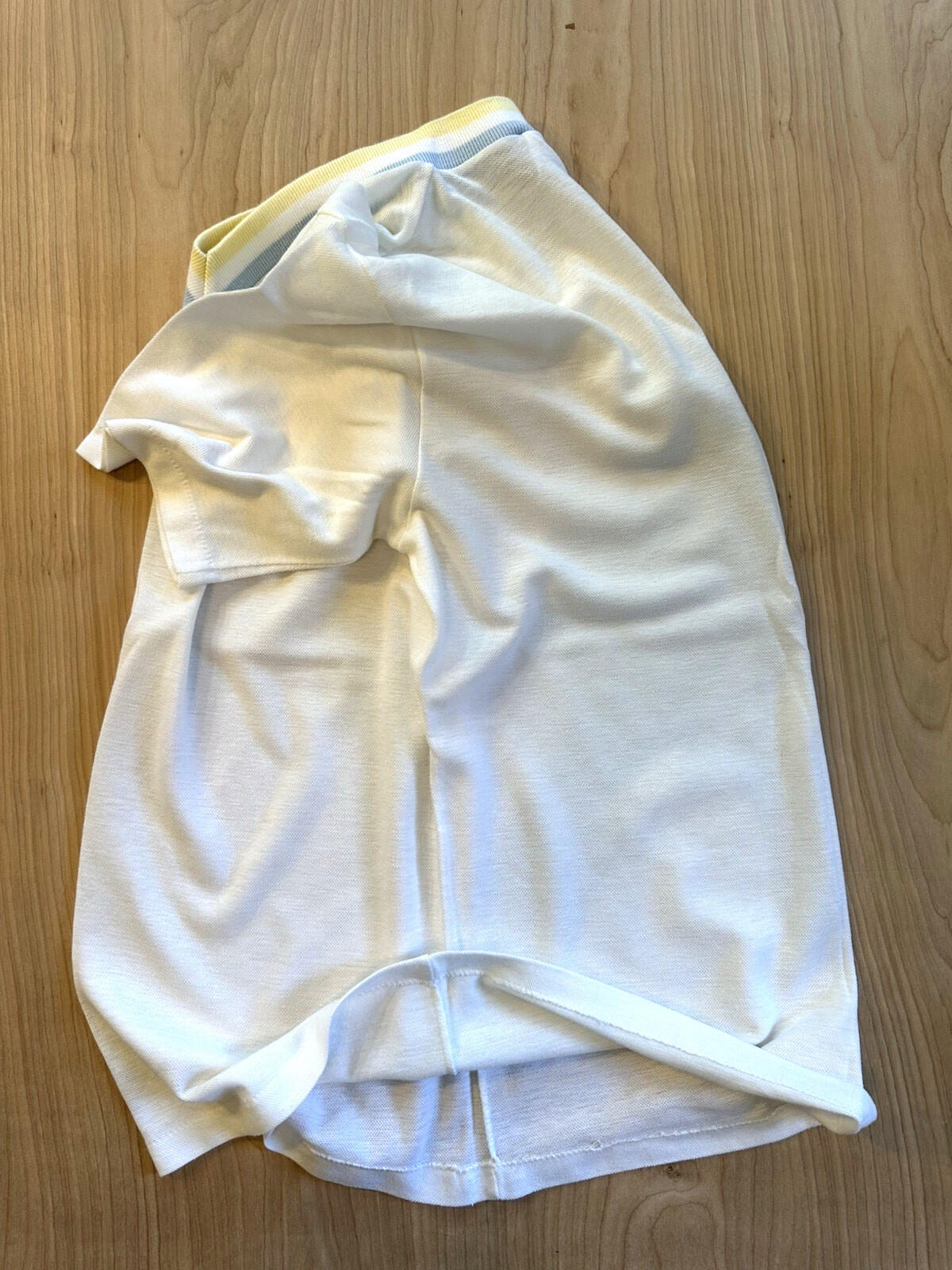 vintage 1970's JOHN BLAIR sports classics V NECK knit white MEDIUM fresh