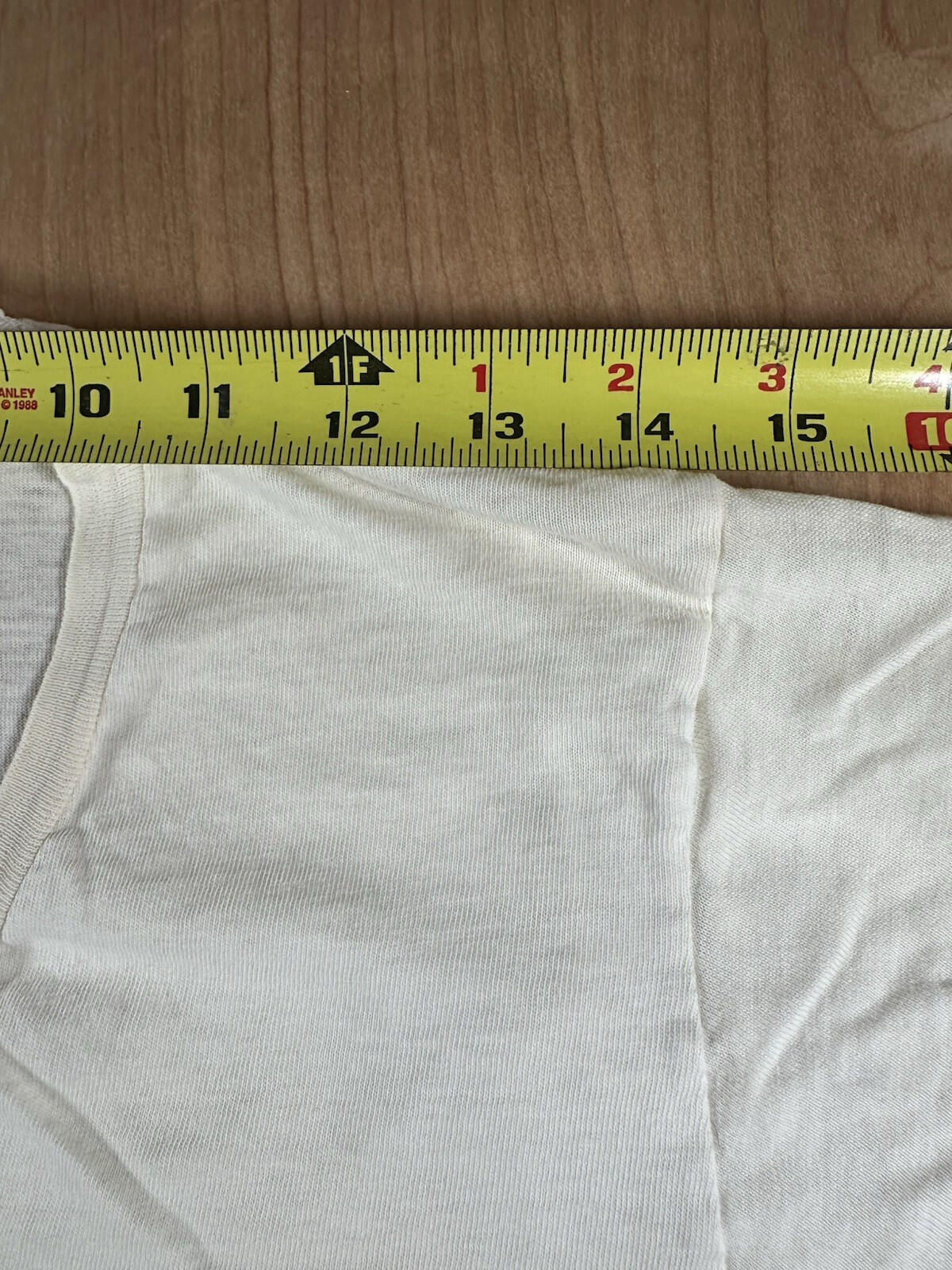 vintage 60's JOCKEY UNDERSHIRT v neck SHREDDED worn PATINA torn MEDIUM j4