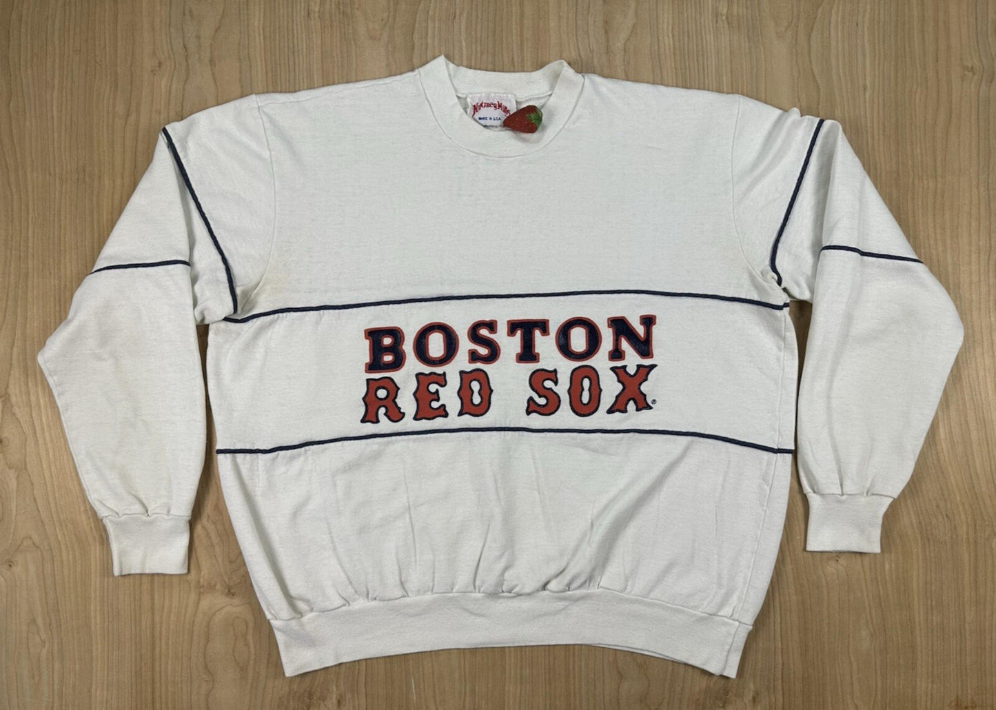 vintage 90's BOSTON RED SOX nutmeg mills SWEATSHIRT made in USA xtra large