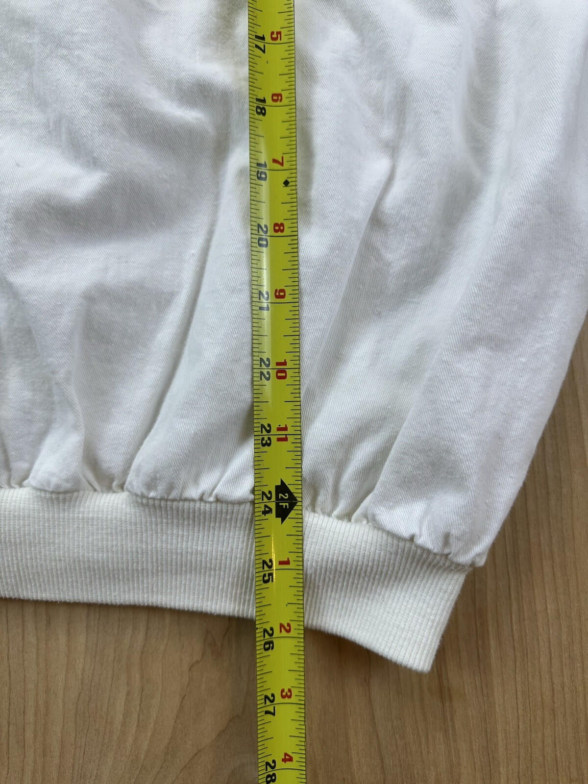 vintage 80's GOTCHA pop over WHITE baggy COTTON skater SURFING new wave LARGE