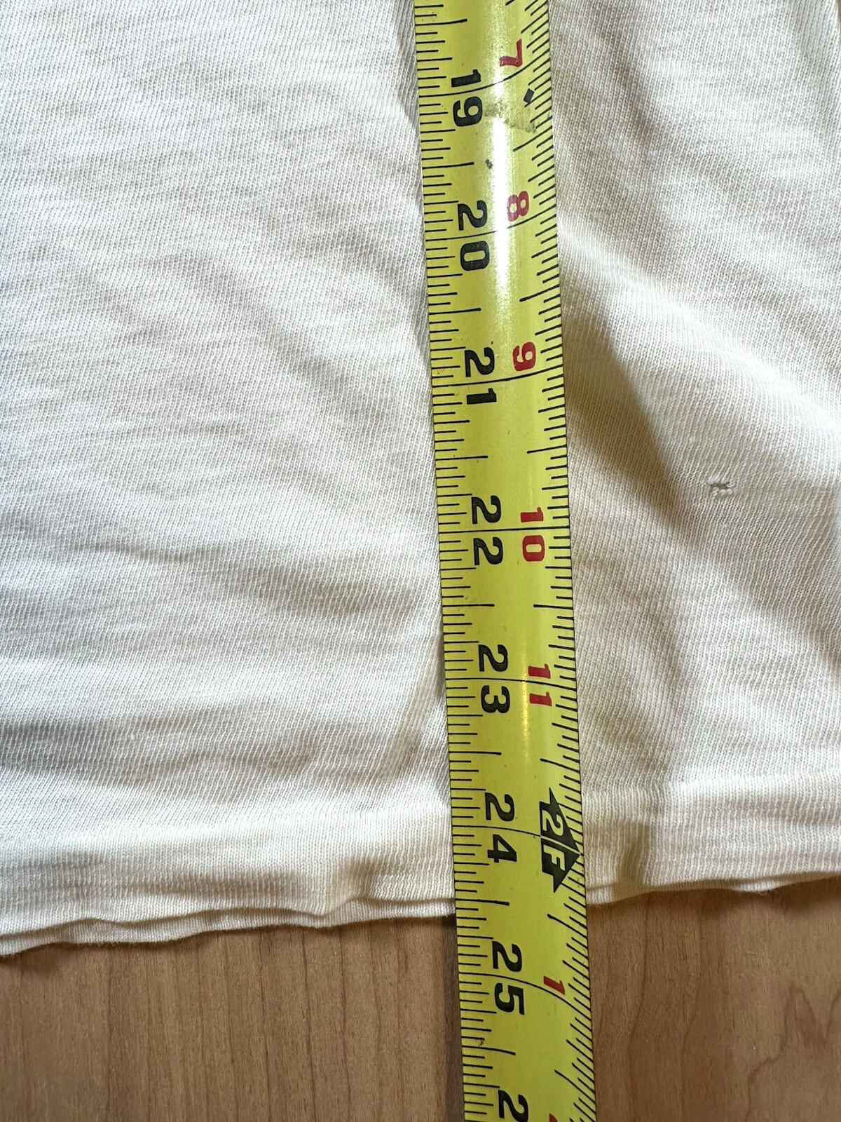 vintage 60's JOCKEY UNDERSHIRT v neck SHREDDED worn PATINA torn MEDIUM j3