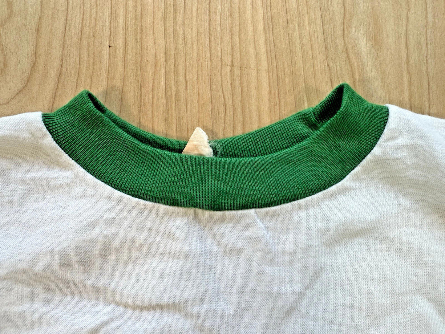 vintage 70's WINNEBAGO SCOUT RESERVATION camp ringer T SHIRT clean SMALL
