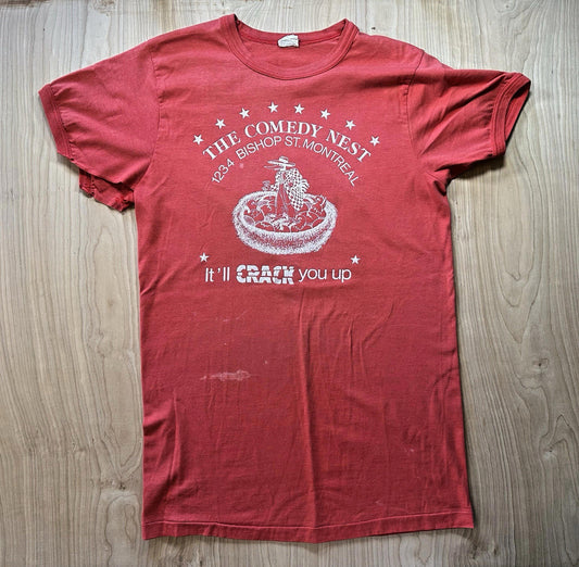 1980 COMEDY CLUB vintage T SHIRT the comedy nest MONTREAL single stitch VINTAGE