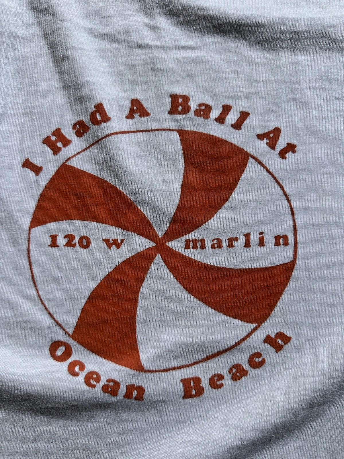 vintage 1985 JERSEY SHORE T SHIRT ocean beach SINGLE STITCH summer surf indie