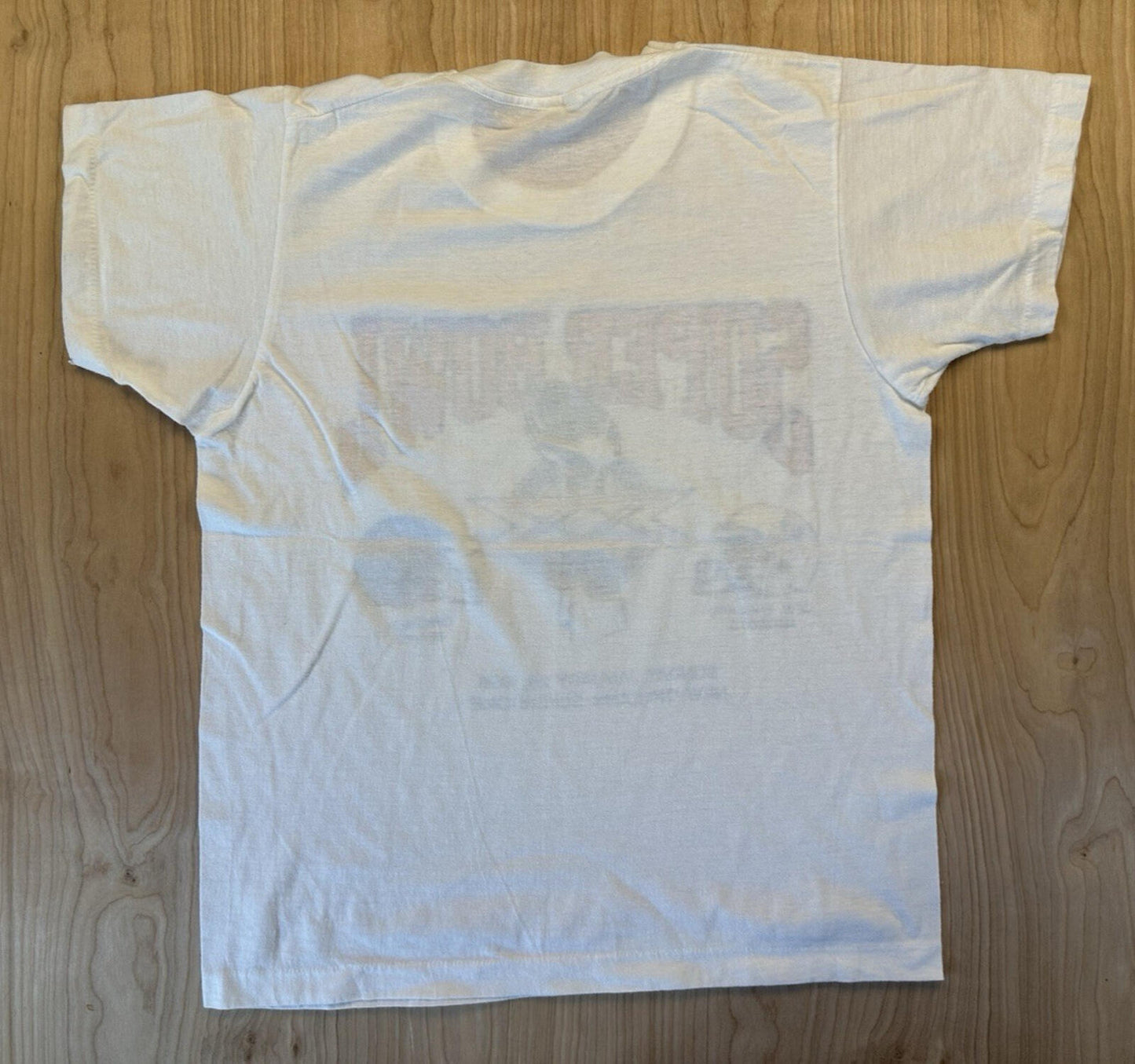 vintage 1986 SUPER BOWL t shirt PATRIOTS football BEARS screen stars MADE IN USA