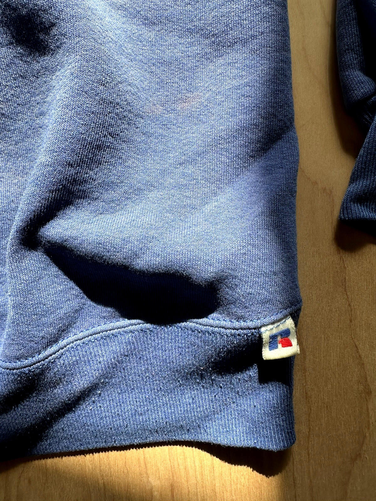 vintage 1980'S RUSSELL athletic made in USA blue SWEATSHIRT