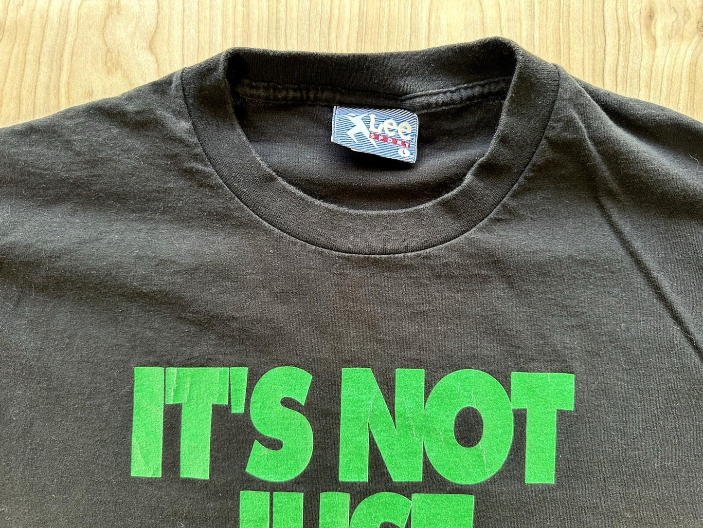 vintage 90's JETS football LEE SPORTS t shirt BLACK large