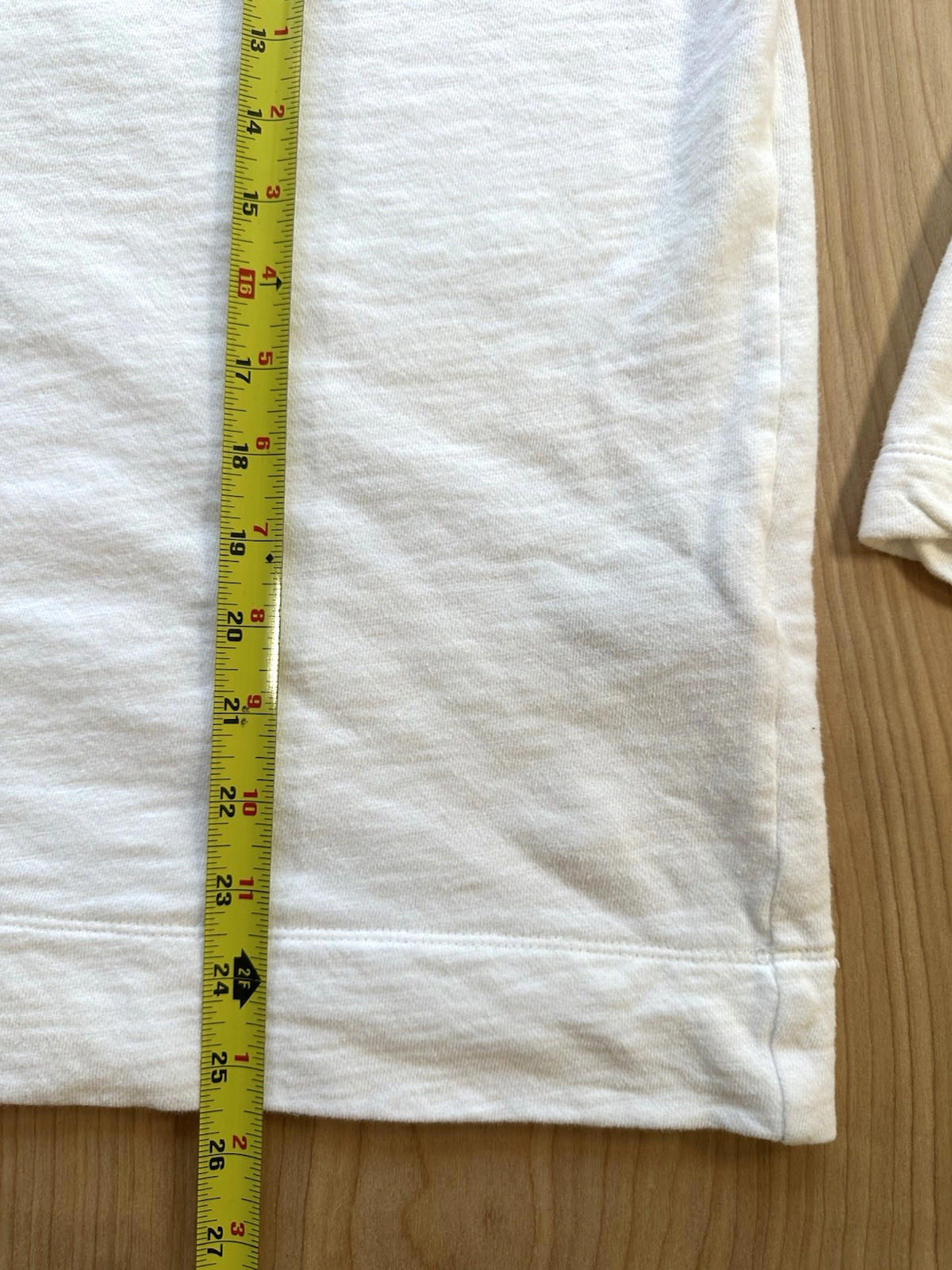 vintage GAP lightweight SWEATSHIRT longsleeve POCKET white LARGE all COTTON