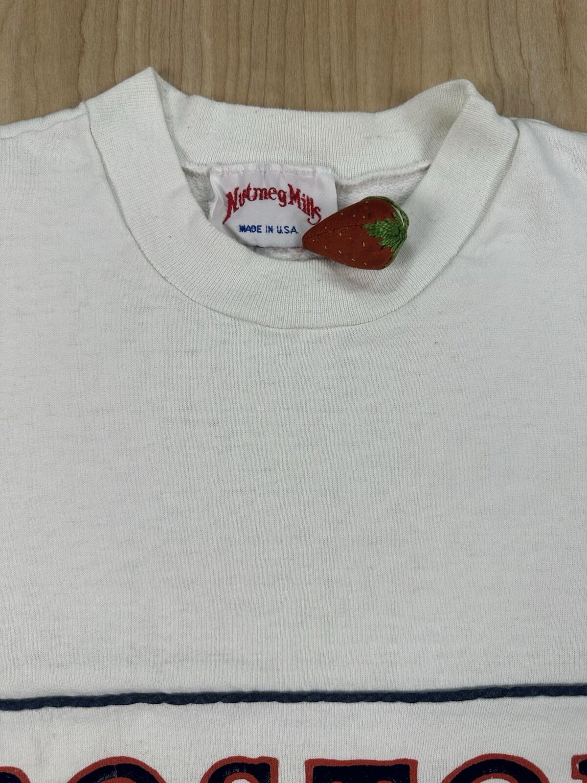 vintage 90's BOSTON RED SOX nutmeg mills SWEATSHIRT made in USA xtra large