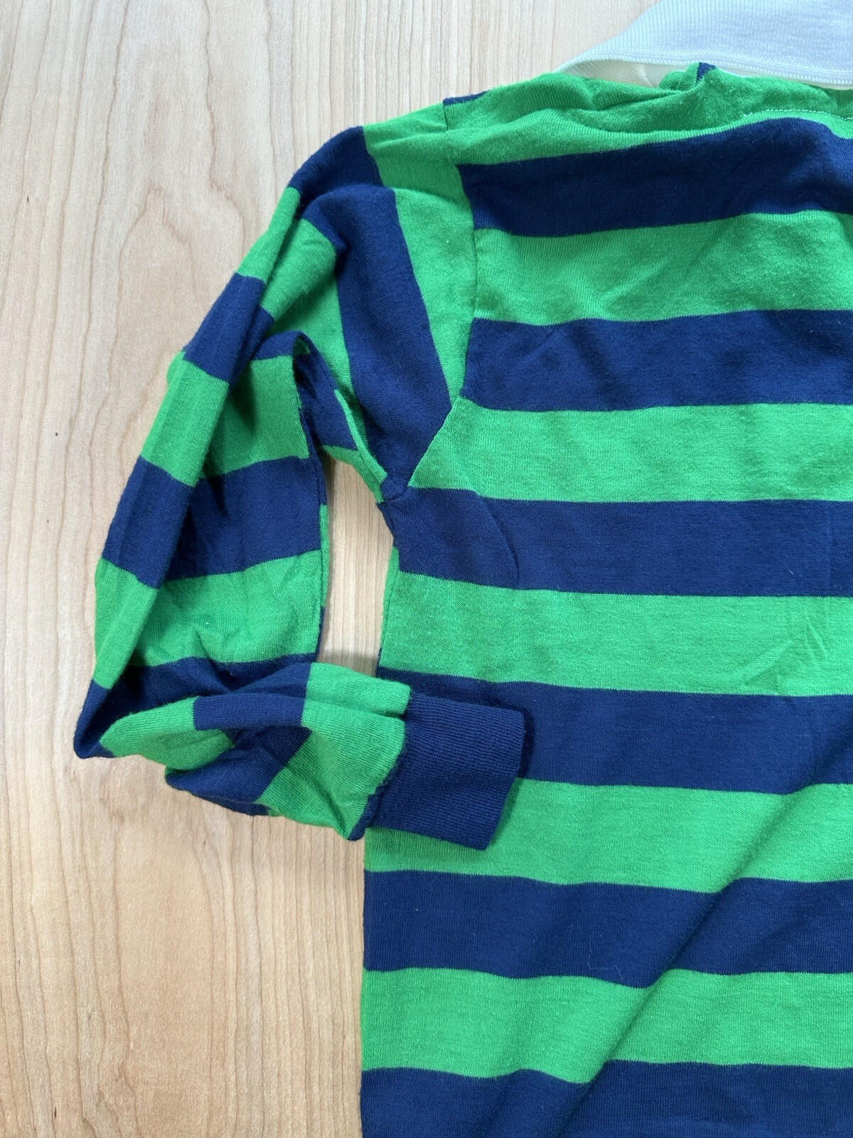 vintage 70's childrens RUGBY blue and green SEARS boys PERMA-PREST preppy