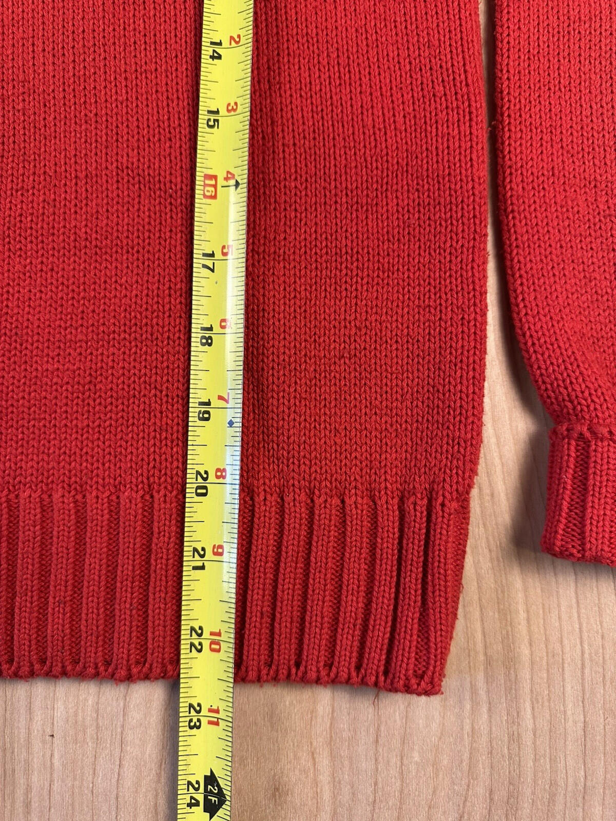 vintage 1980's CAT SWEATER handmade PUFFY SLEEVE red WHITE KITTY valley girl WOW