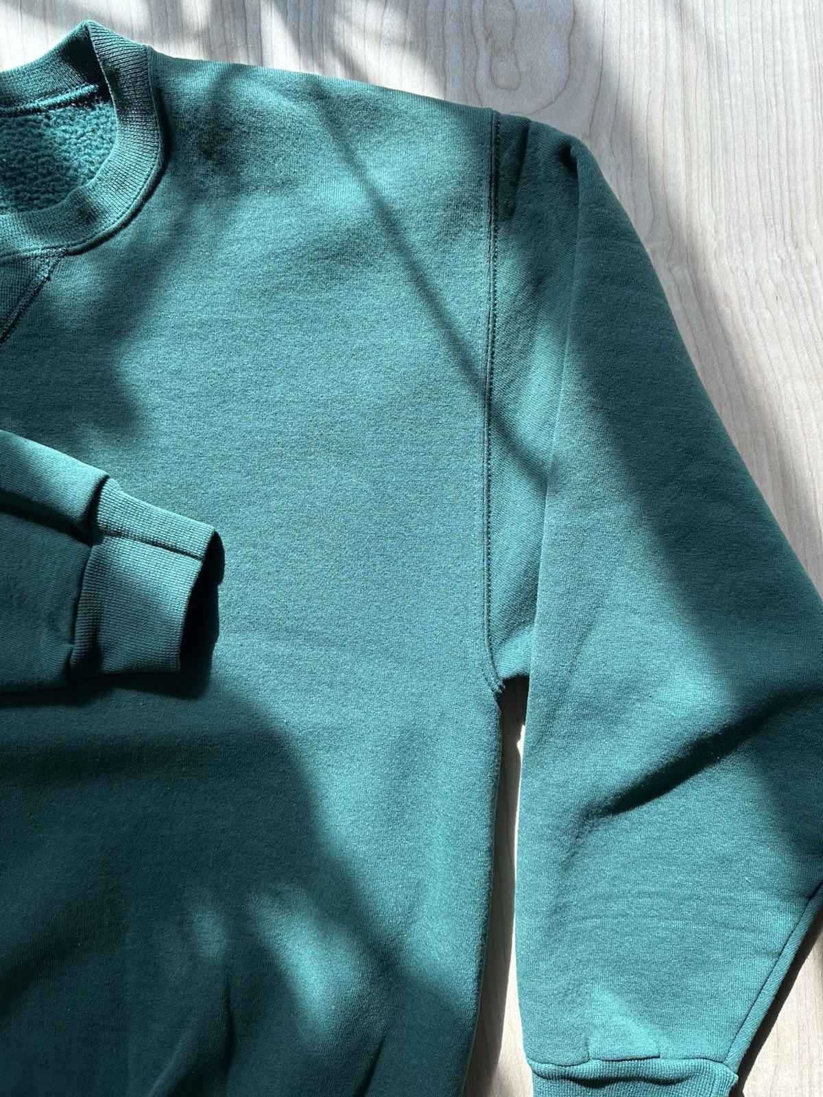 vintage 2000 RUSSELL athletic GREEN pullover sweatshirt MEDIUM