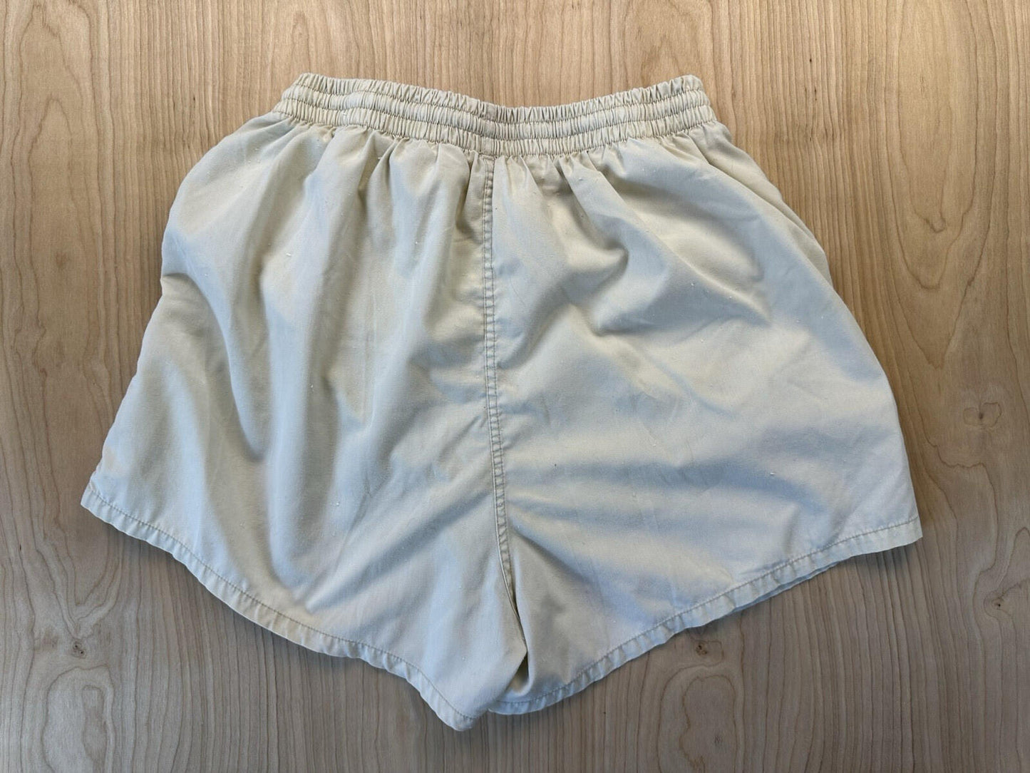 vintage 1980 military NAVY TRUNKS bathing suit STENCILED size MED vanderbuilt co
