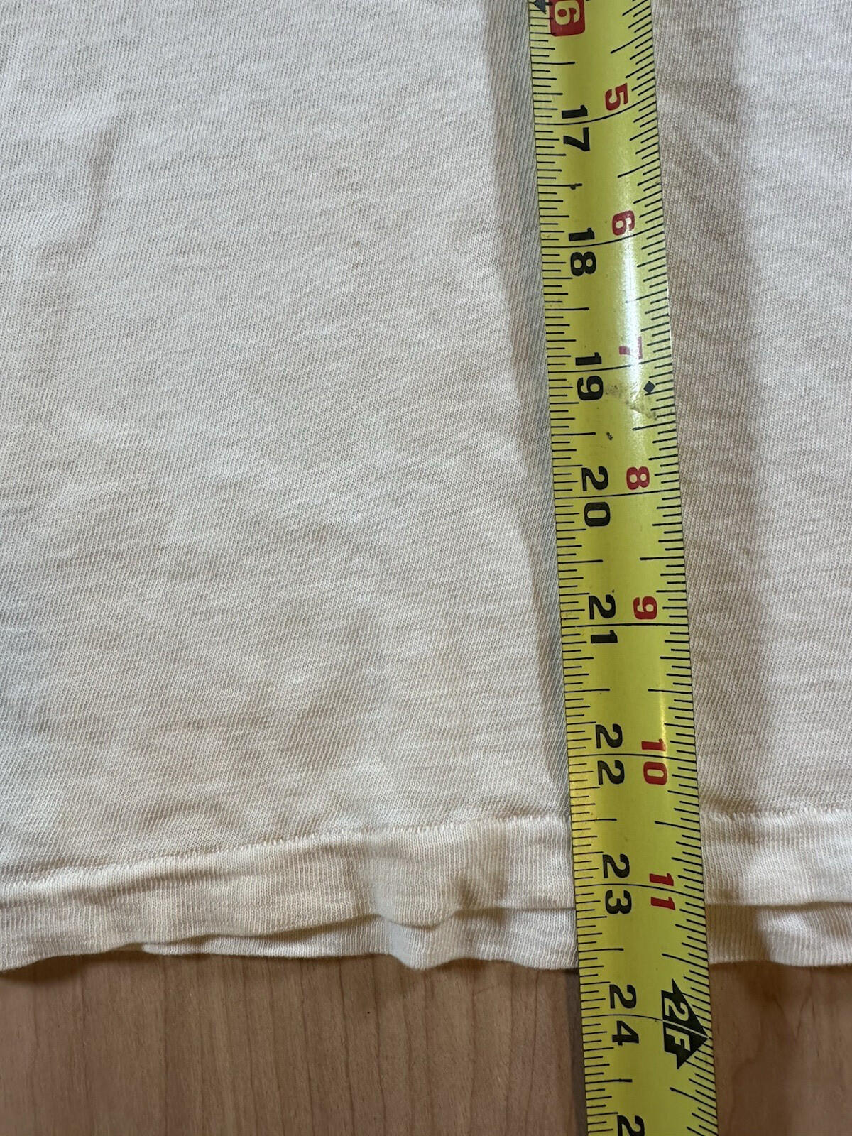 vintage 60's JOCKEY UNDERSHIRT v neck SHREDDED worn PATINA torn MEDIUM j2
