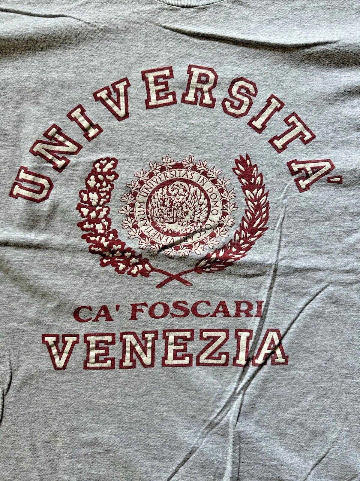 vintage UNIVERSITY of VENICE screen stars 1990's rare af GRAY XTRA LARGE